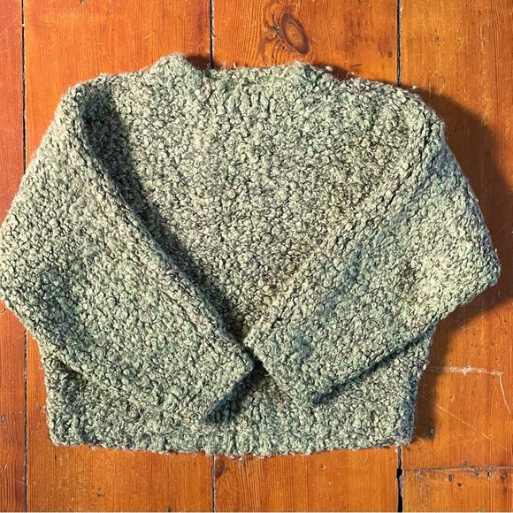 VTG Hand knit Italian oversized sweater medium - Picture 3 of 10